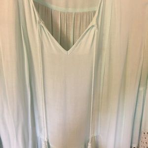 Merona pretty mint color with soft eyelet details